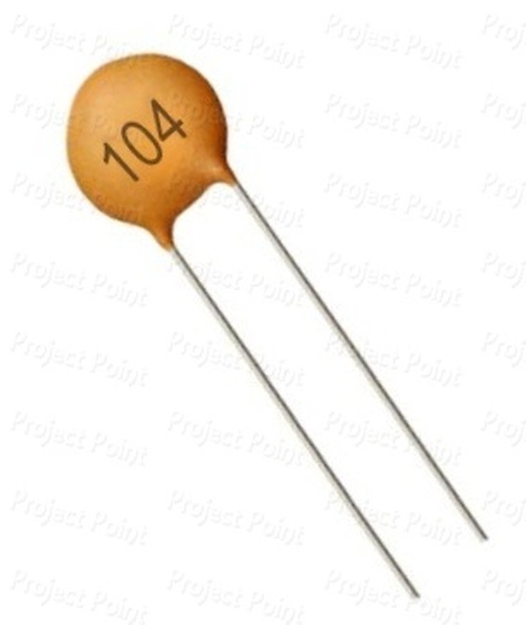 100nf 50v Disc Capacitor