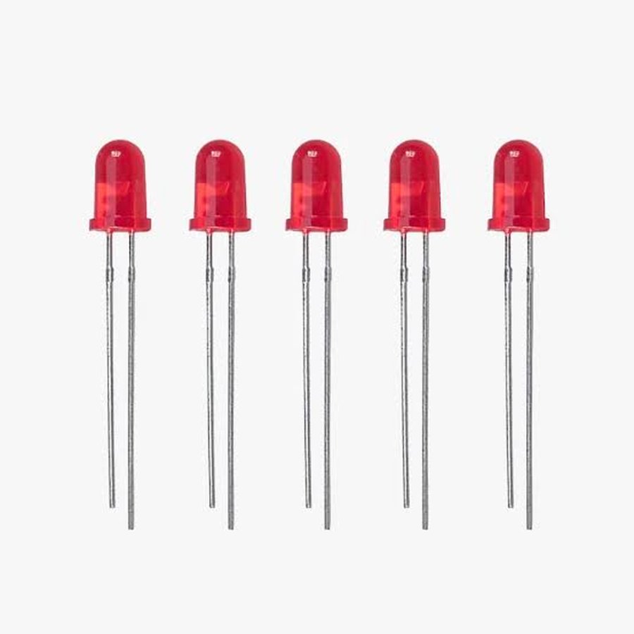 5mm Red LED – Diffused