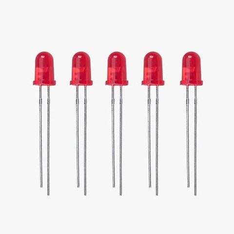 5mm Red LED – Diffused