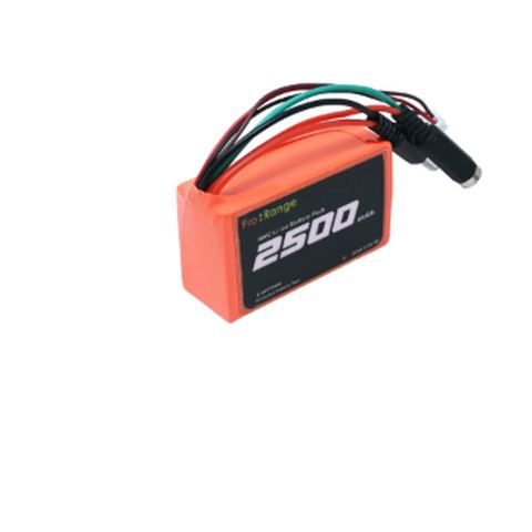 Pro-Range NMC 18650 7.4V 2500mAh 3C 2S1P Li-Ion Battery Pack with DC Jack Male & Female