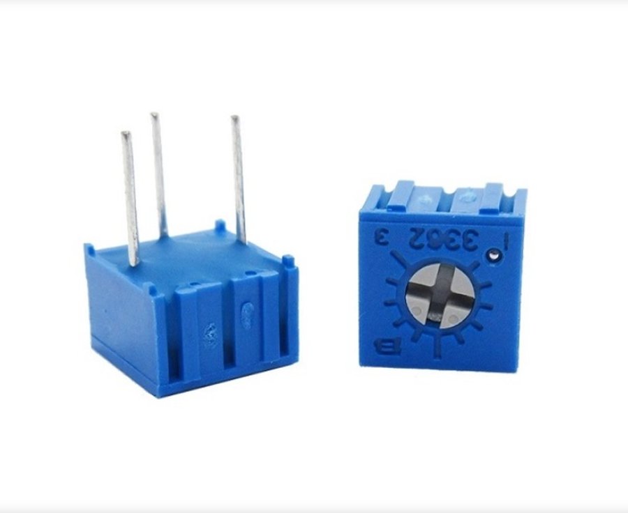 2K Ohm 500mW Single Turn Cermet Trimmer Potentiometer 3362P-1-202LF – Through Hole