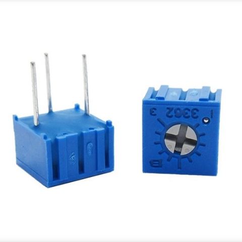 2K Ohm 500mW Single Turn Cermet Trimmer Potentiometer 3362P-1-202LF – Through Hole