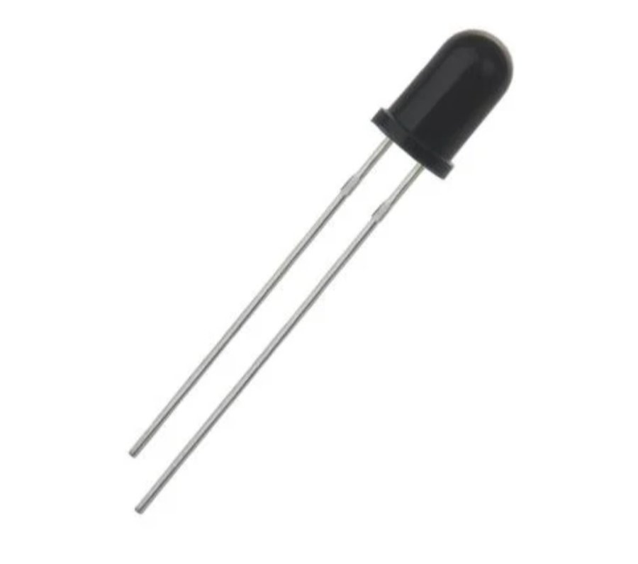 5mm Photodiode LED IR Receiver Black