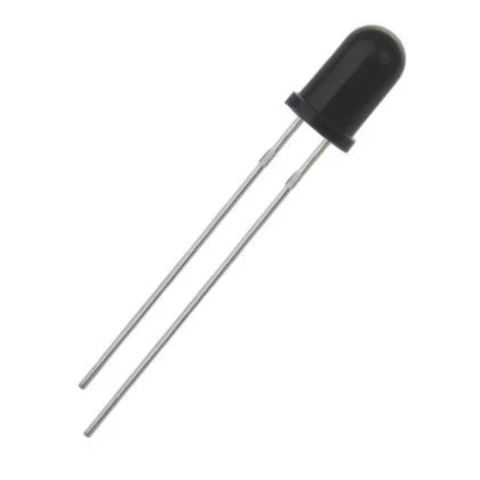 5mm Photodiode LED IR Receiver Black