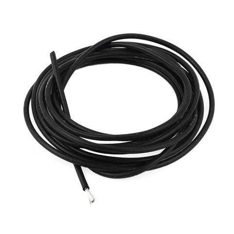 18 AWG High Quality Ultra Flexible Black Silicone Wire – 1 Meter