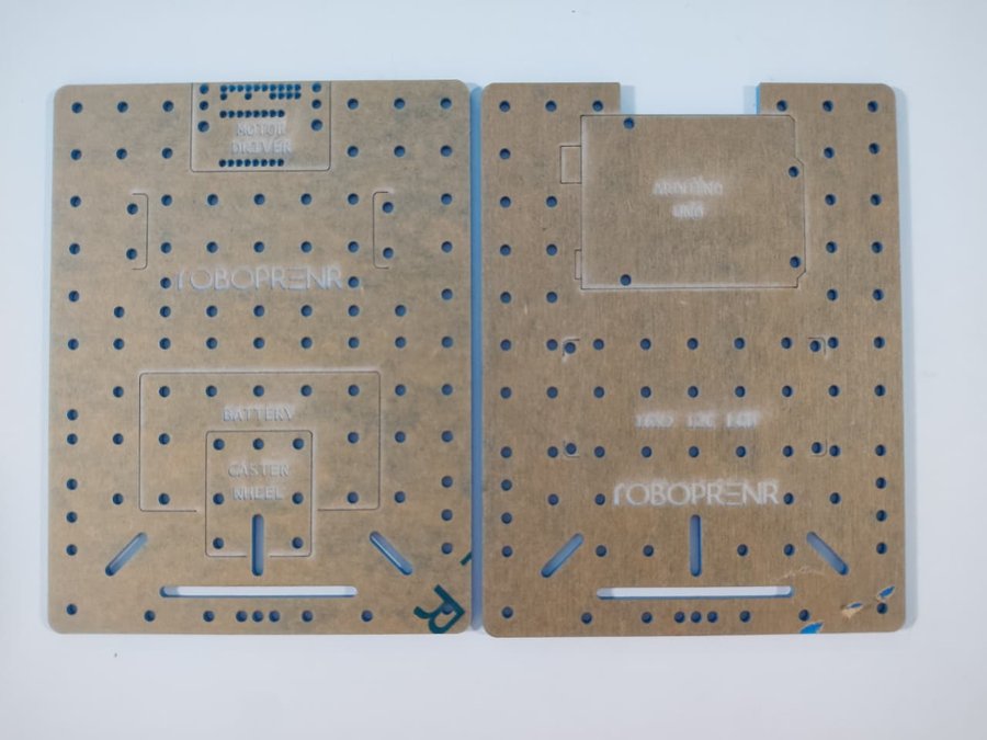 2WD Robot Car Chassis Plate Set