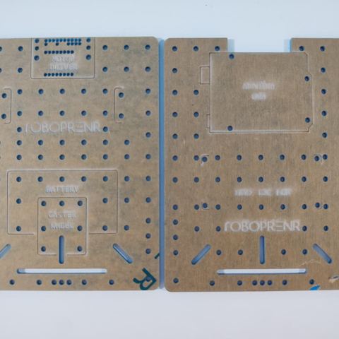 2WD Robot Car Chassis Plate Set