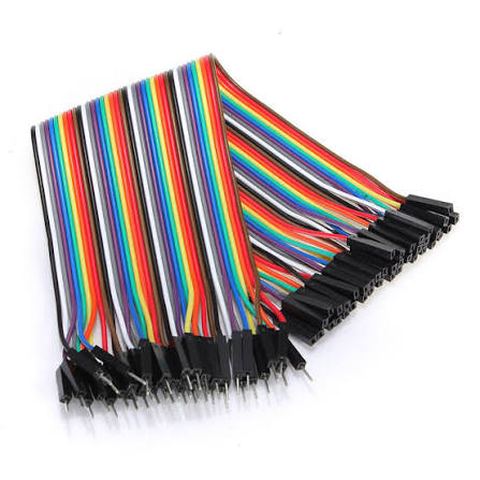 Male to Female Jumper Wire Connector – 40 Pieces
