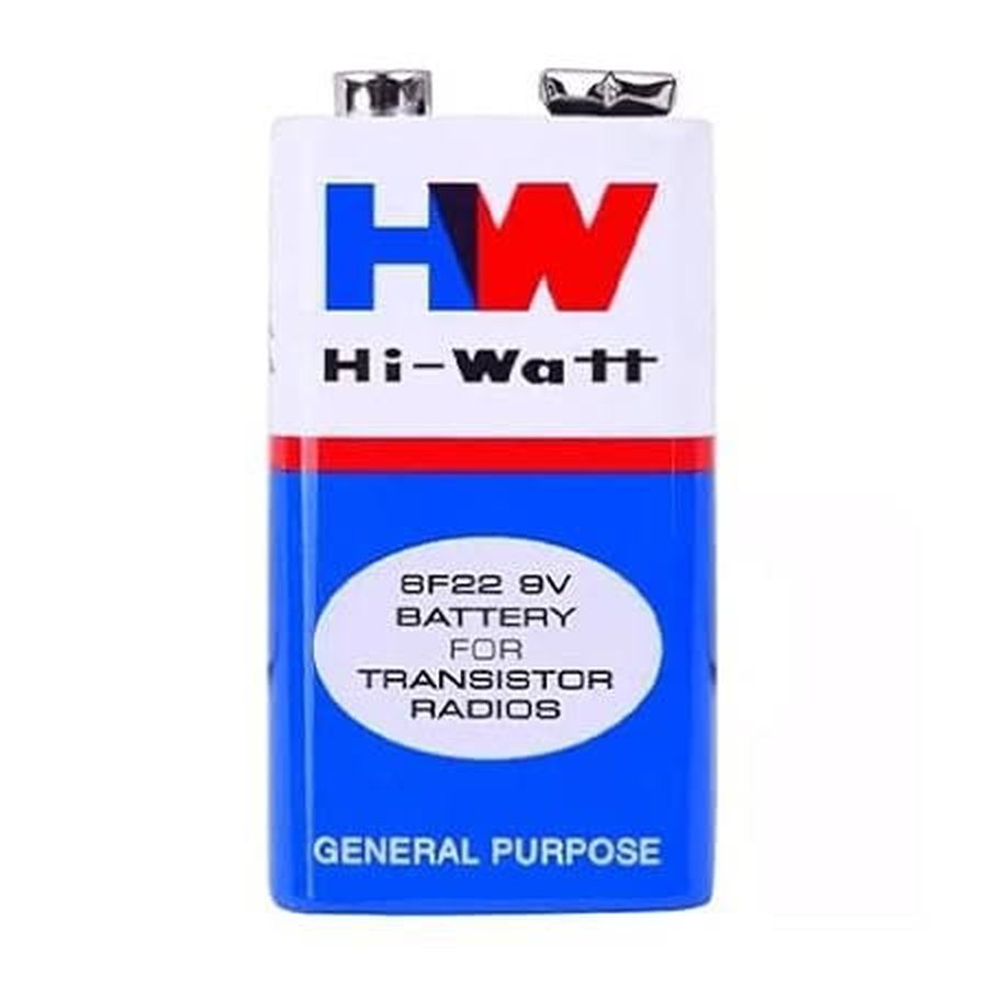 9V Zinc Chloride Battery