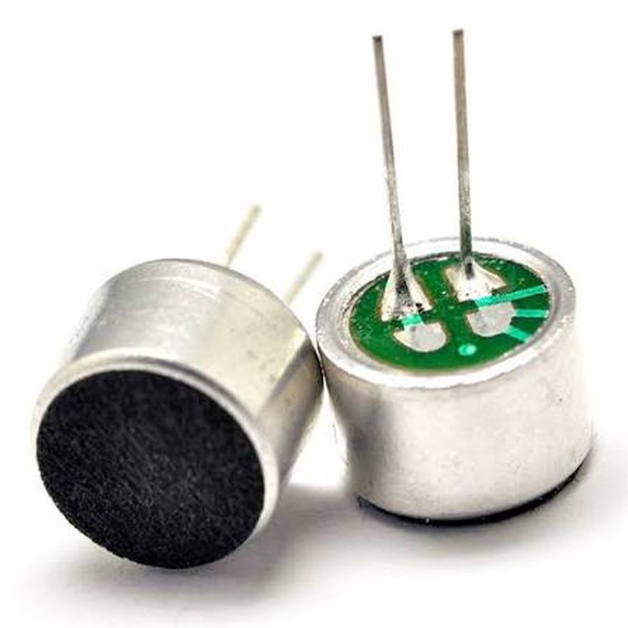 5VDC Electret Condensor Microphone With 2Pin -9.8X6.8mm