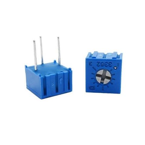10K Ohm 500mW Single Turn Cermet Trimmer Potentiometer 3362P-1-103LF – Through Hole