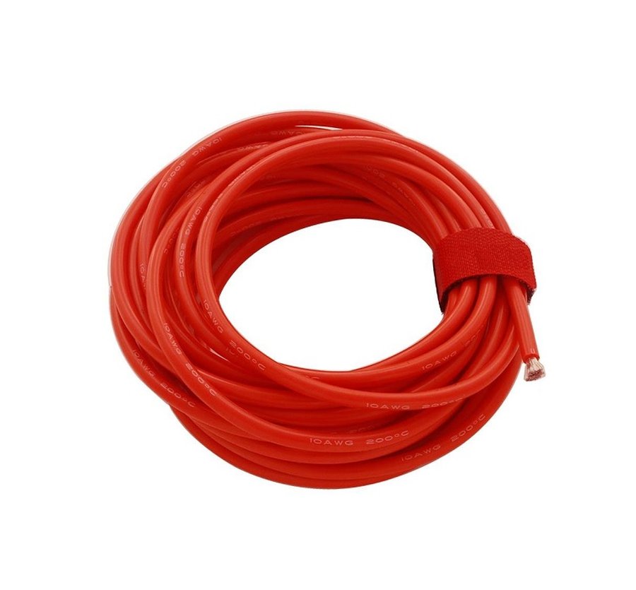18 AWG High Quality Ultra Flexible Red Silicone Wire - 1Meter